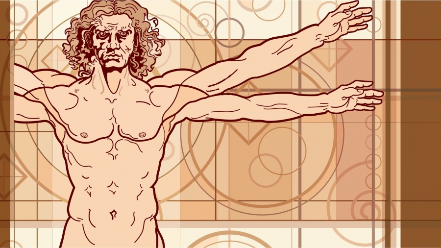 El hombre de Vitruvio